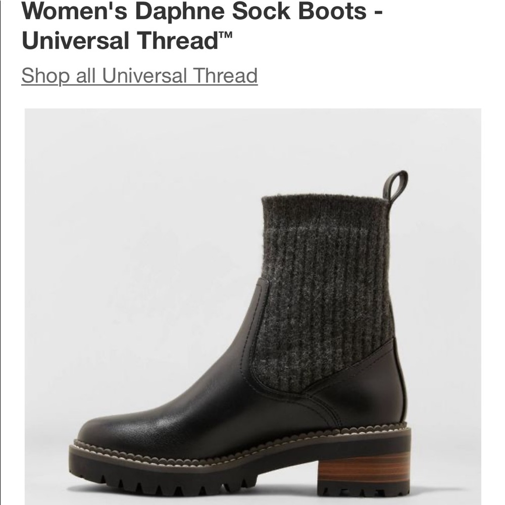 Universal thread sock boots